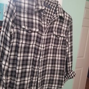 Ralph Lauren button up plaid shirt